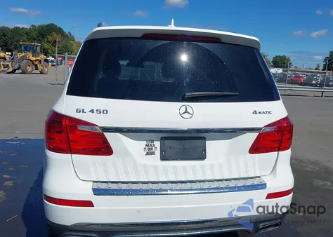 2016 Mercedes-Benz Gl 450 4Matic из США, поврежденный, VIN 4JGDF6EE2GA644509